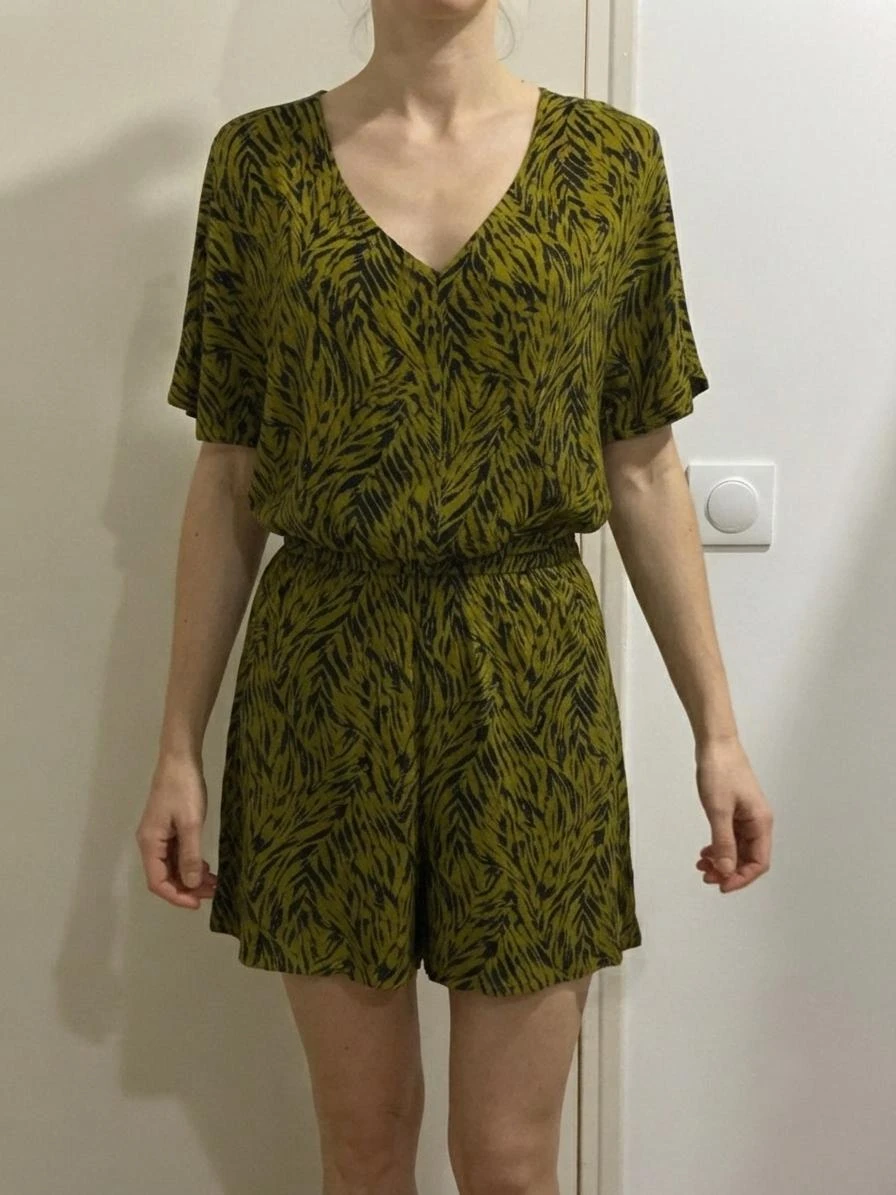 🌿 Combinaison Zeeman courte fluide et originale taille 36 🌿